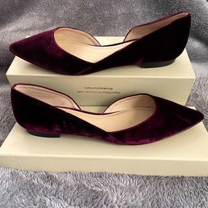 Marc Fisher velvet flats